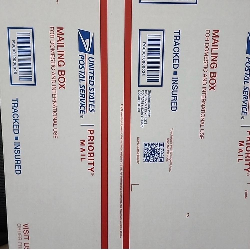 USPS Priority Mail Shipping label